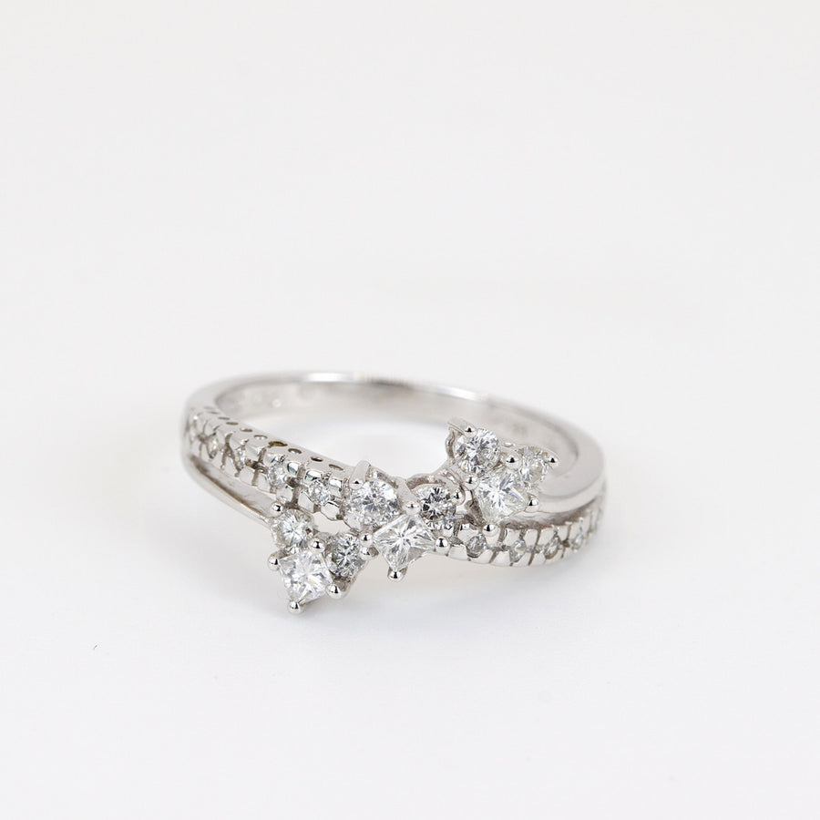 18K White Gold 0.57ct Diamond Ring
