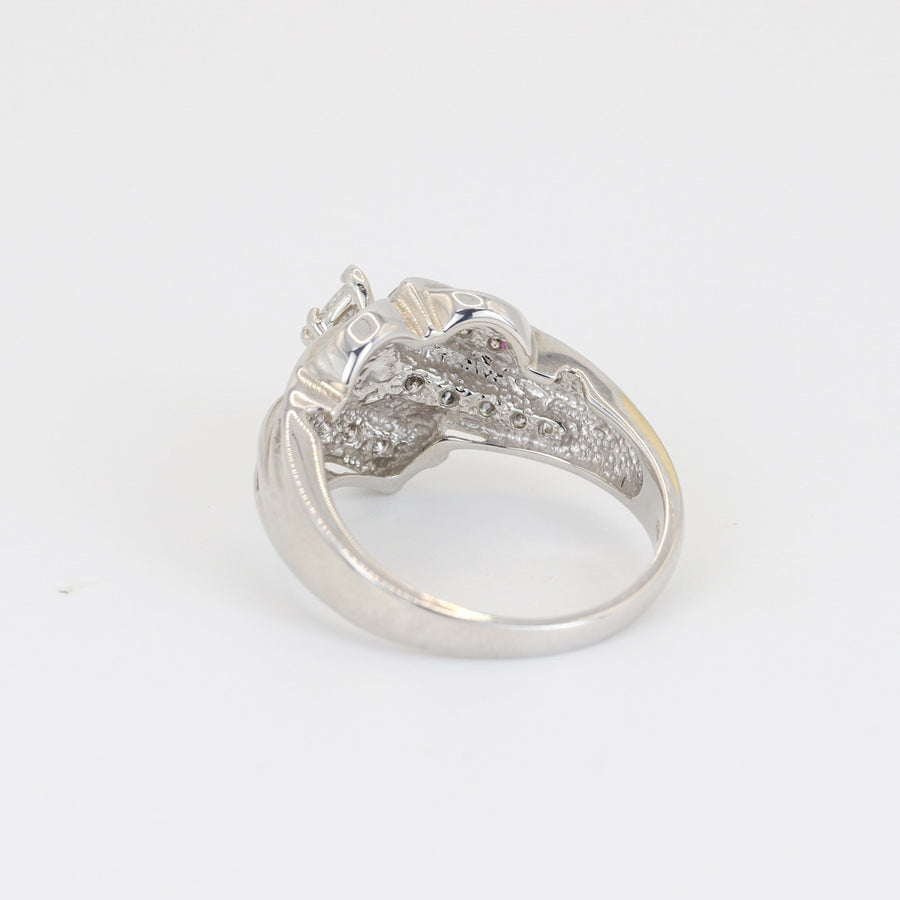 9K White Gold 0.75ct Diamond Ring – Pre-Loved