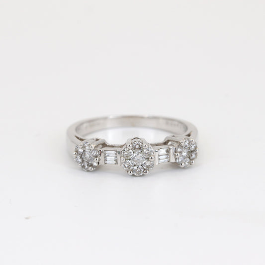 18K White Gold 0.57ct Diamond Ring