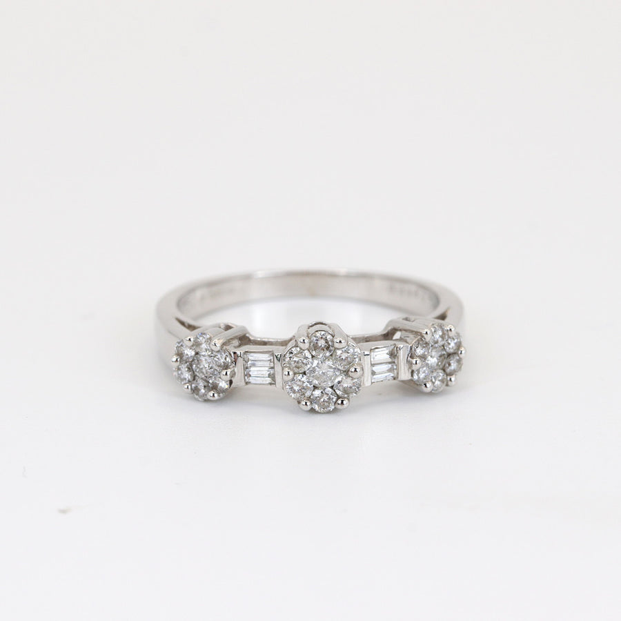 18K White Gold 0.57ct Diamond Ring
