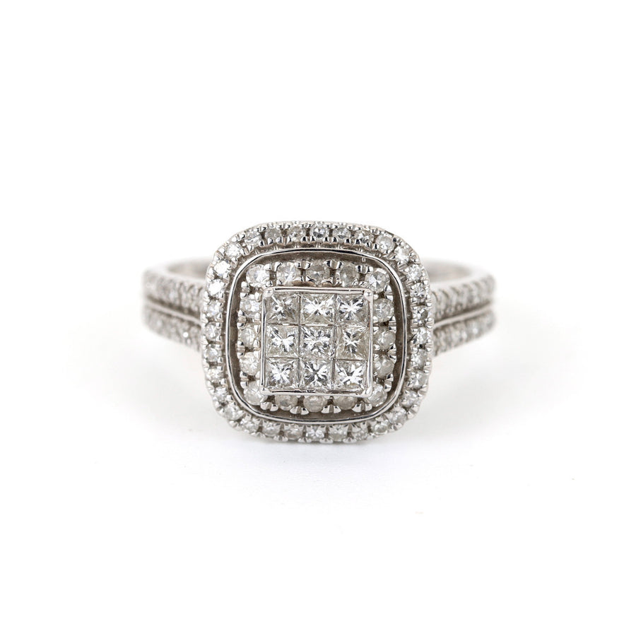 18K White Gold 1ct Diamond Ring