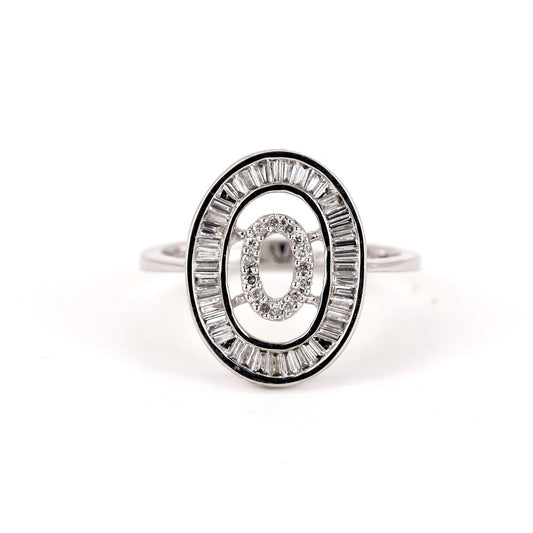18K White Gold 0.48ct Diamond Ring