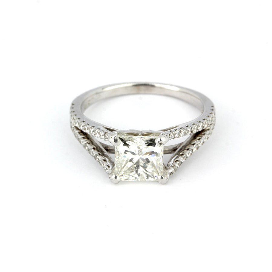 18K White Gold 2ct Diamond Ring