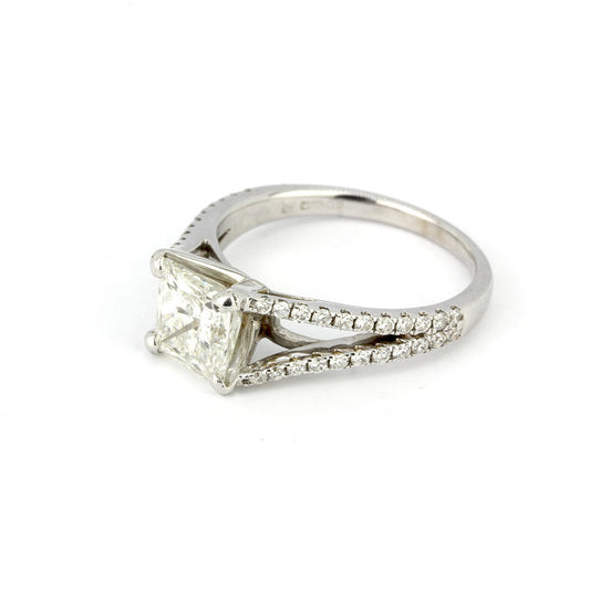 18K White Gold 2ct Diamond Ring
