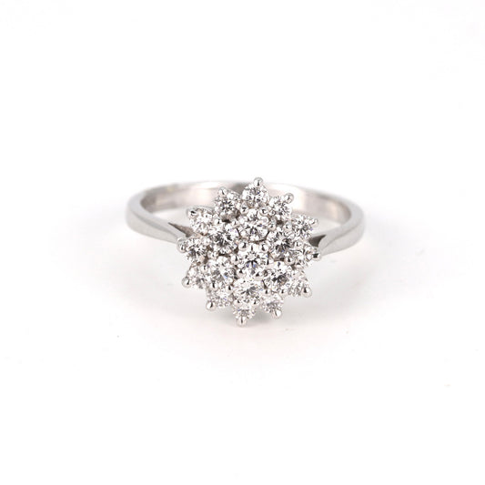 18K White Gold 0.95ct Diamond Ring