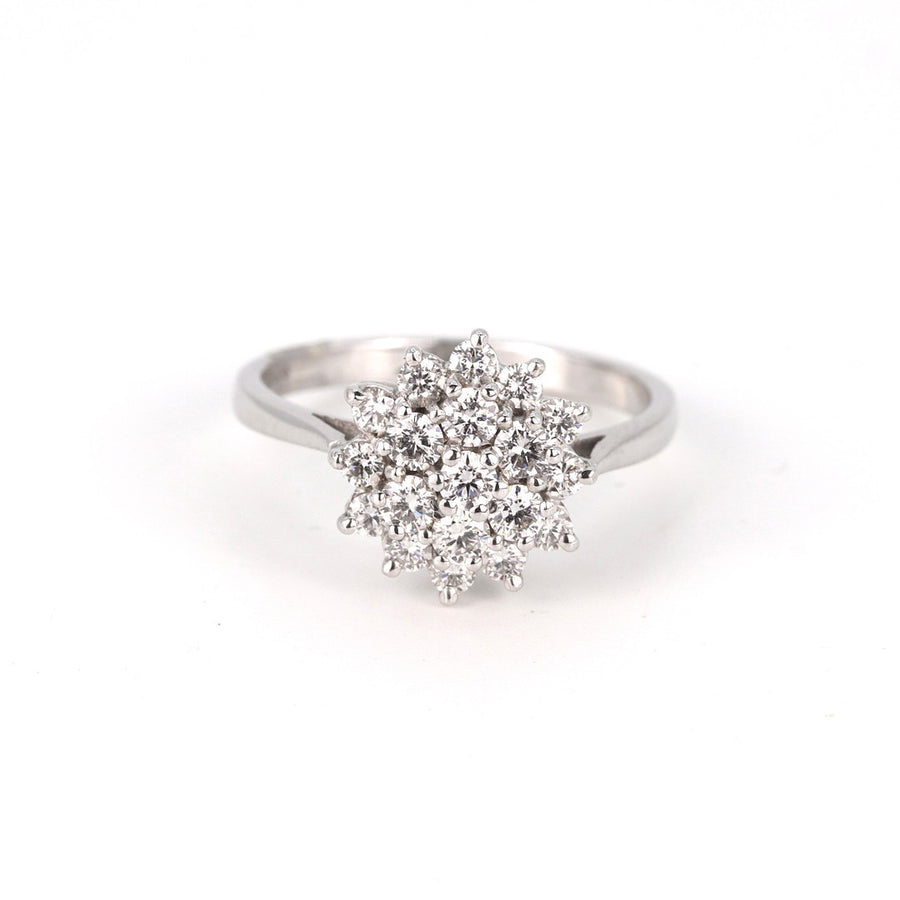 18K White Gold 0.95ct Diamond Ring