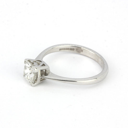 18K White Gold 0.85ct Diamond Ring