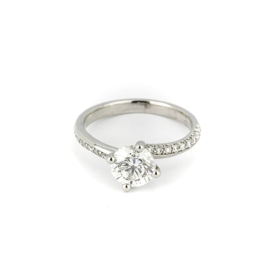 Platinum 1.16ct Diamond Ring