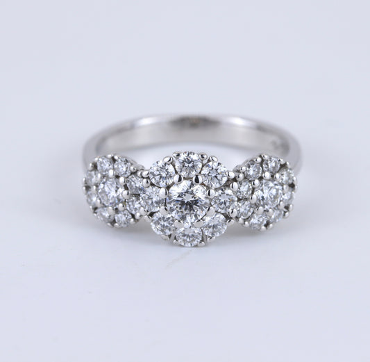 18K White Gold 0.50ct Diamond Ring