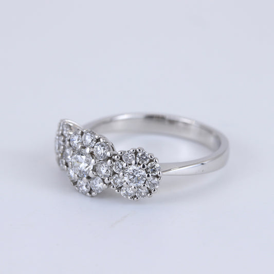 18K White Gold 0.50ct Diamond Ring