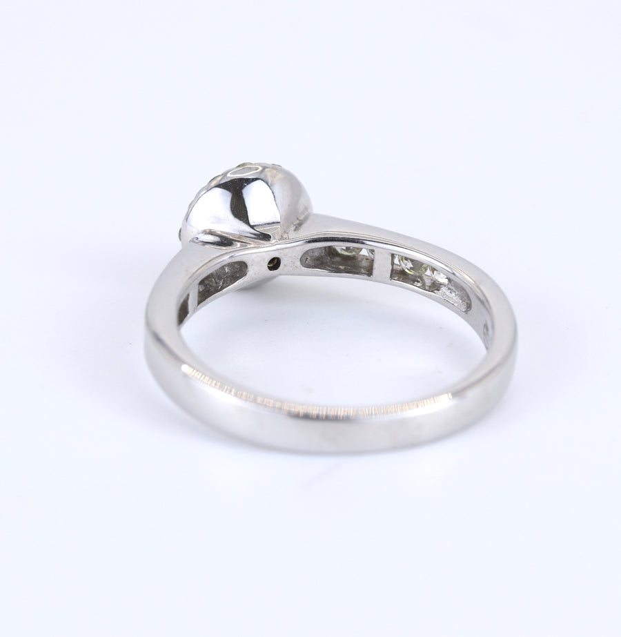 18K White Gold 0.50ct Diamond Ring (DR557) – Pre-Loved