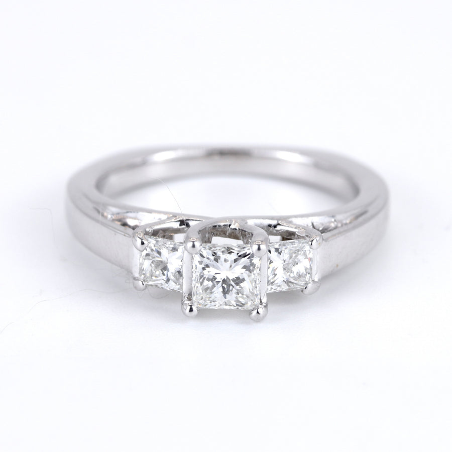 18K White Gold 0.80ct Diamond Ring