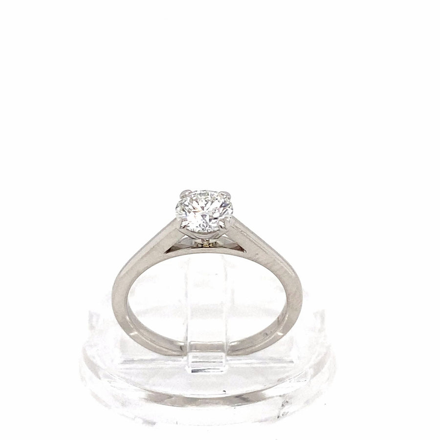 De Beers Platinum 950 0.52ct Diamond Engagement Ring