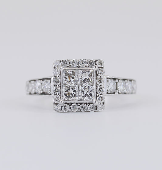 18K White Gold 1.40ct Diamond Ring