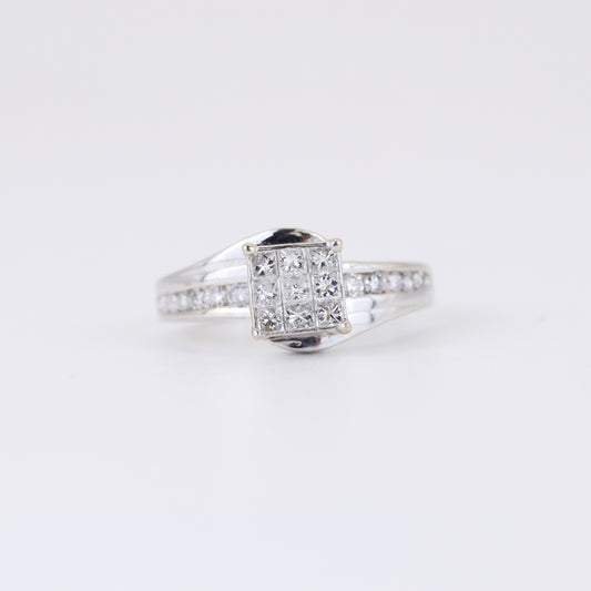 18K White Gold 0.45ct Diamond Ring