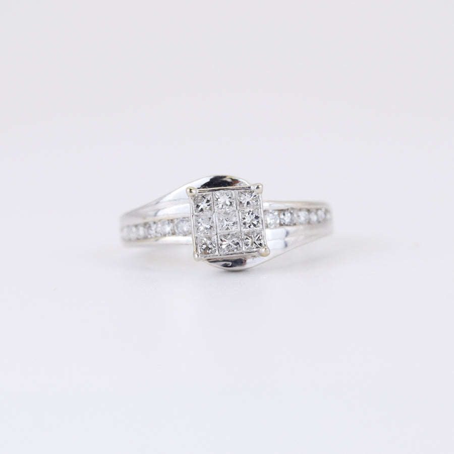 18K White Gold 0.45ct Diamond Ring