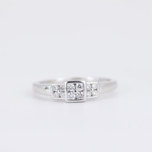 18K White Gold 0.25ct Diamond Ring