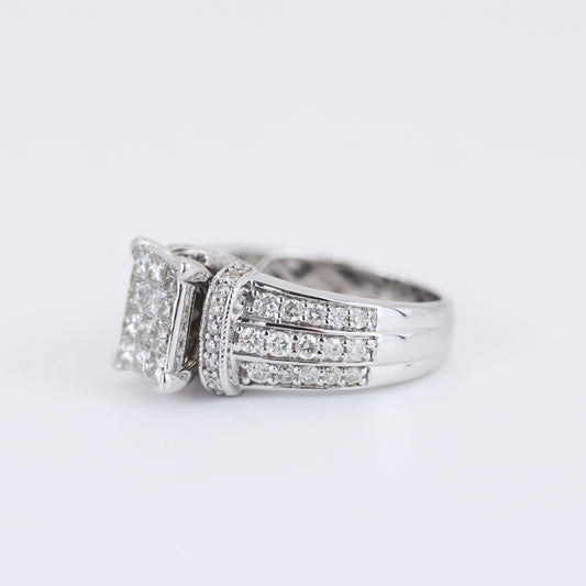 18K White Gold 1.50ct Diamond Ring