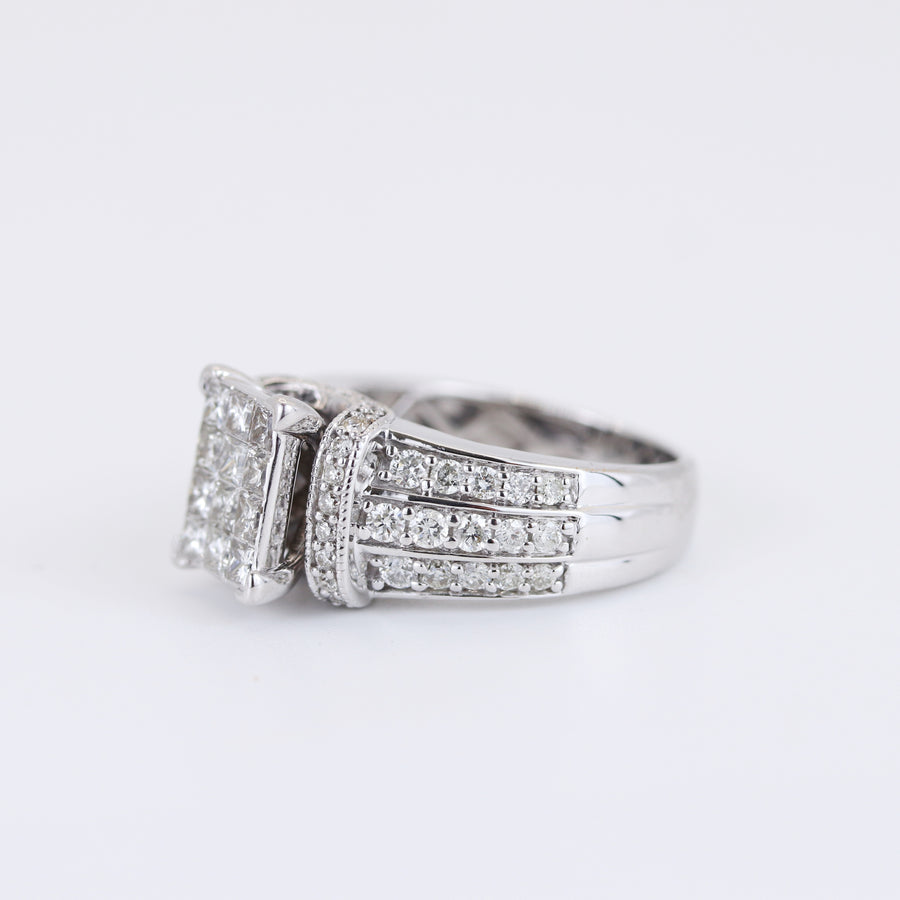 18K White Gold 1.50ct Diamond Ring – Pre-Loved
