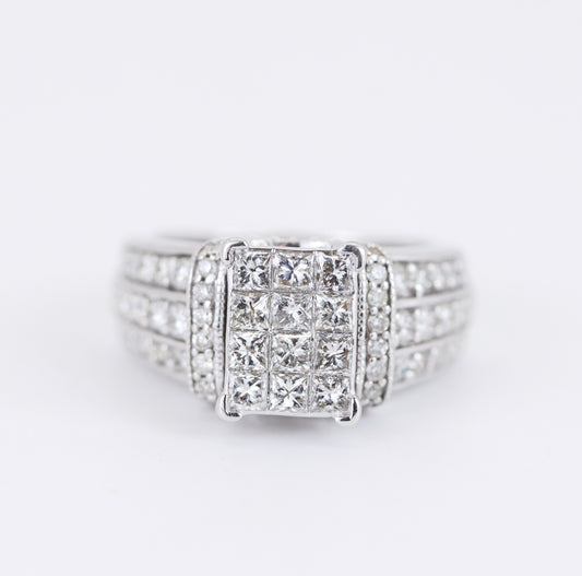 18K White Gold 1.50ct Diamond Ring