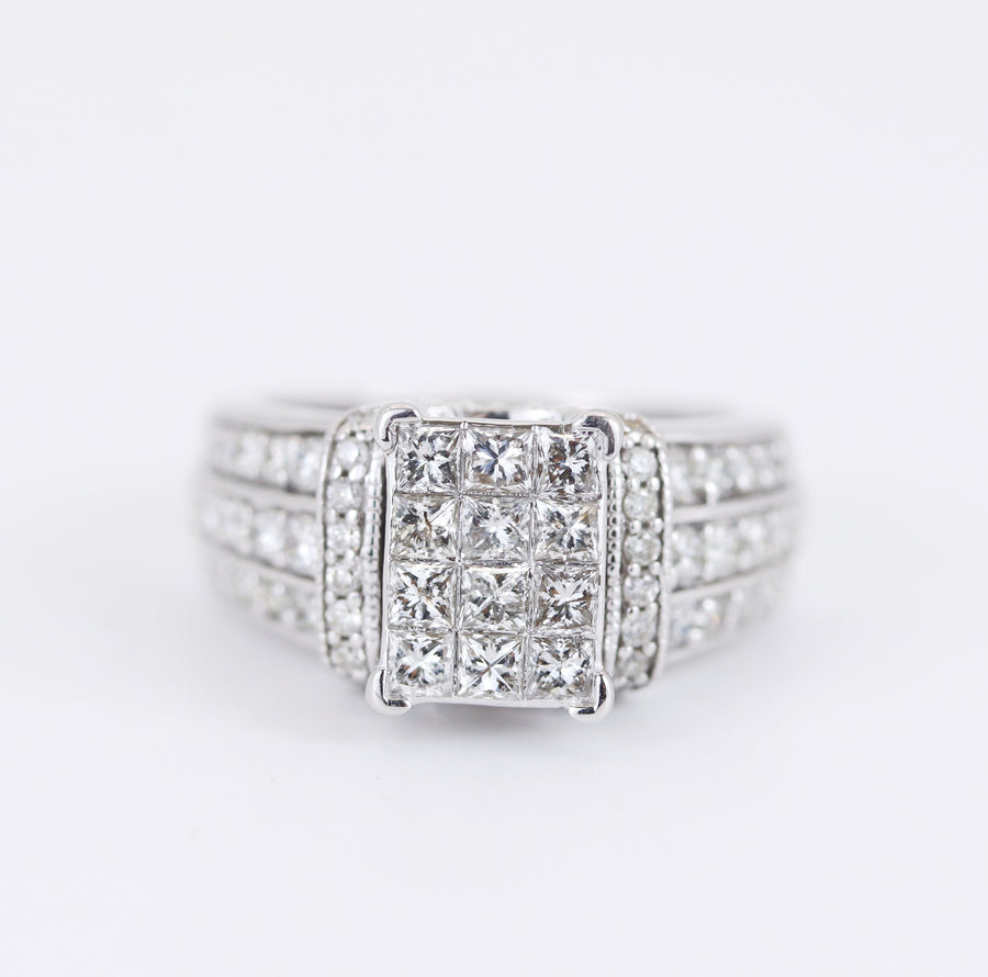 18K White Gold 1.50ct Diamond Ring