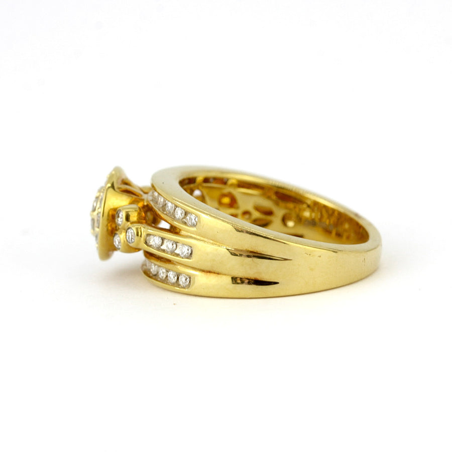 18K Yellow Gold 0.60ct Diamond Ring – Pre-Loved