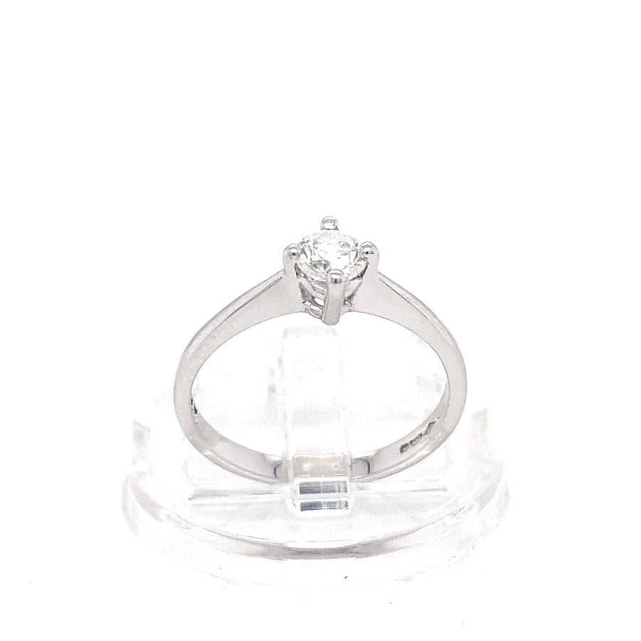 Platinum 0.33ct Diamond Ring – Pre-Loved