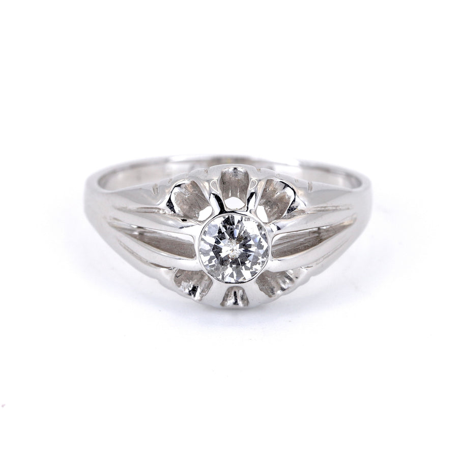 18K White Gold 0.43ct Diamond Ring