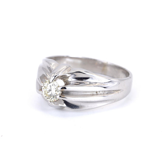 18K White Gold 0.35ct Diamond Ring